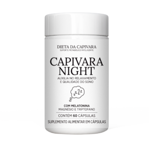 Capivara Night | Melatonina + Magnésio + Triptofano